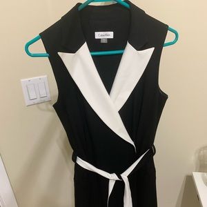 Calvin Klein wrap dress